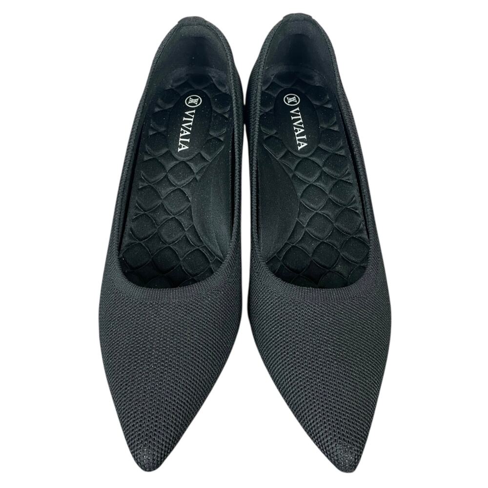 Chic Black Wedge Heels - Picture 12 of 13